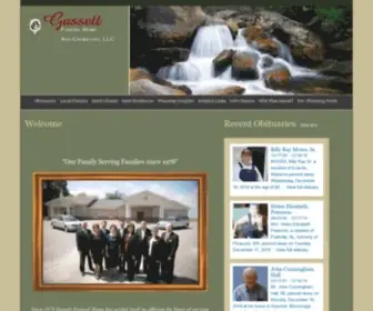 Gassettfuneralhome.net(Gassett Funeral Home & Crematory) Screenshot