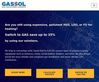 Gassol.in(End to end LPG and natural gas system solutions) Screenshot