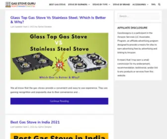 Gasstoveguru.in(Best Gas Stove in India 2022) Screenshot