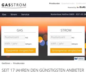 Gasstrom.de(Gas und Strom für Privatkunden) Screenshot