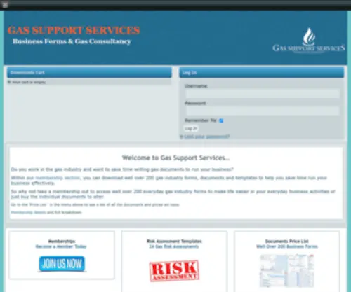 Gassupportservices.co.uk(Gas Support Services) Screenshot
