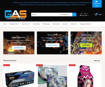 Gastcs.com(Trading Cards and sealed products) Screenshot