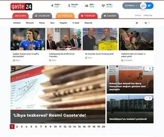Gaste24.com(Haber, Haberler, Son Dakika Gelişmeler) Screenshot