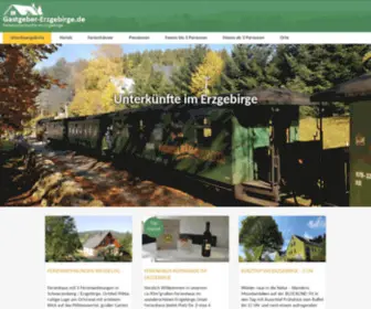 Gastgeber-Erzgebirge.de(Gastgeber Erzgebirge) Screenshot