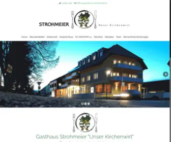 Gasthaus-Strohmeier.at(Gasthaus Strohmeier "Unser Kirchenwirt" Wettmannstätten) Screenshot