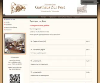 Gasthaus-Zurpost-NW.de(Gasthaus zur Post) Screenshot