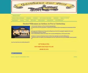 Gasthauszurpost-Unterhaching.de(Gasthaus zur Post) Screenshot