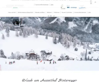 Gasthof-Hinteregger.at(Biobauernhof) Screenshot