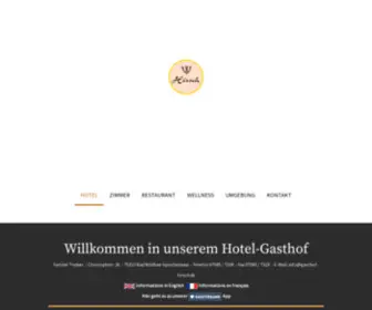 Gasthof-Hirsch.de(Hotel-Gasthof Hirsch) Screenshot