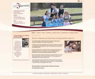 Gasthof-Jaegerwirt.de(Hausgemachte Spezialitäten) Screenshot