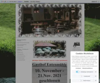 Gasthof-Pension-Entenmuehle.de(Gasthof Pension Entenmühle) Screenshot