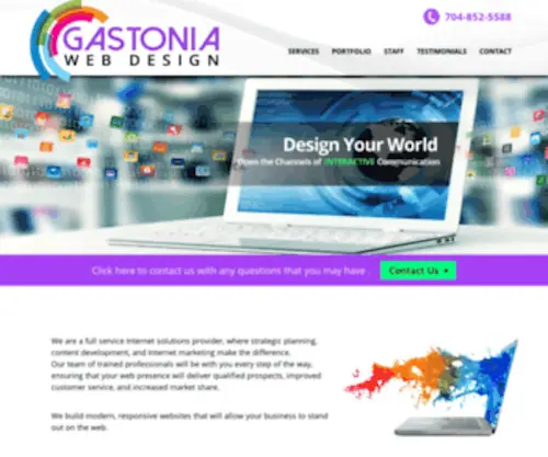 Gastoniawebdesign.com(Gastonia Web Design) Screenshot