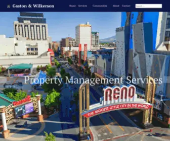 Gastonwilkerson.com(Property Management Services) Screenshot