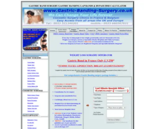 Gastric-Banding-Surgery.co.uk(Gastric Band Surgery) Screenshot