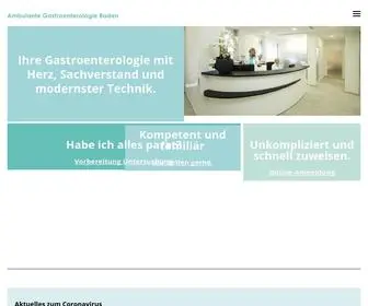 Gastro-Baden.ch(Ihre Gastroenterologie mit Herz) Screenshot