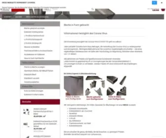 Gastro-Blechdesign.de(Edelstahl Arbeitsplatten) Screenshot