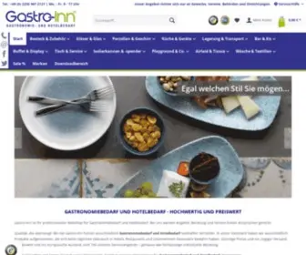Gastro-INN.de(Gastronomiebedarf und Hotelbedarf günstig kaufen) Screenshot