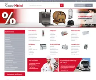 Gastro-Michel.de(Gastronomiebedarf von Ihrem Fachhändler &amp; Onlineshop Gastro) Screenshot