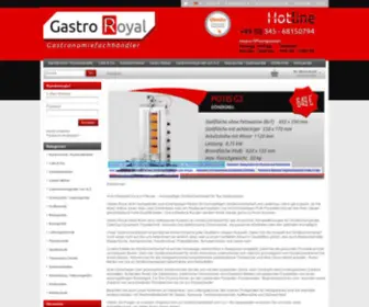 Gastro-Royal.com(Gastro Royal GastronomiefachÃ€ndler) Screenshot