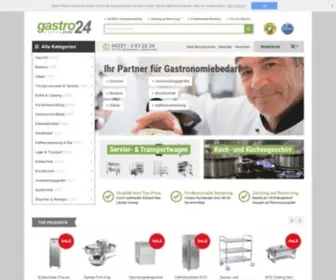 Gastro24.de(Gastronomiebedarf Shop) Screenshot