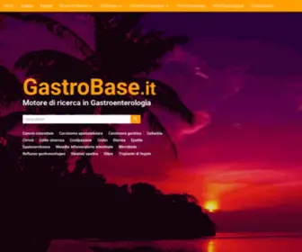 Gastrobase.it(Motore di ricerca in Gastroenterologia) Screenshot