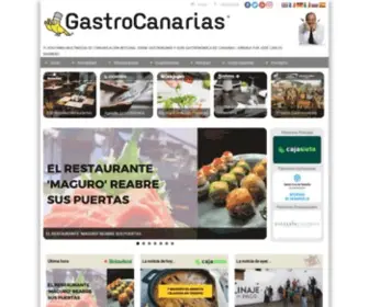 Gastrocanarias.com(Plataforma Multimedia de Comunicación Integral sobre Gastronomía y Guía Gastronómica de Canarias) Screenshot