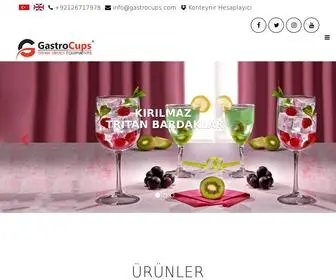 Gastrocups.com(Gastro Cups) Screenshot