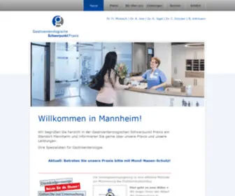 Gastroenterologie-Mannheim.de(Gastroenterologische Schwerpunkt Praxis) Screenshot