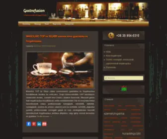 Gastrofusion.hu(Szemeskávé) Screenshot