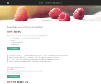 Gastrogatherings.com(Gastro Gatherings) Screenshot