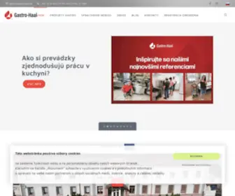 Gastrohaal.sk(Výroba gastronomických zariadení a nerezových doplnkov) Screenshot