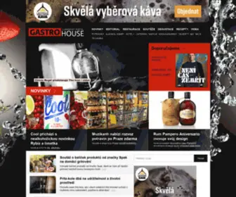 Gastrohouse.cz(Hlavní stránka) Screenshot