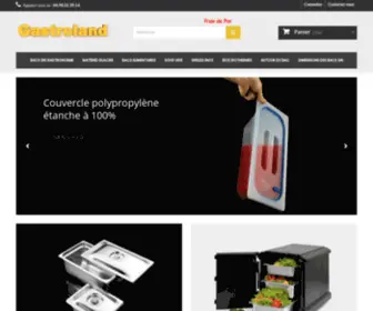 Gastroland.fr(Spécialiste bac gastro) Screenshot