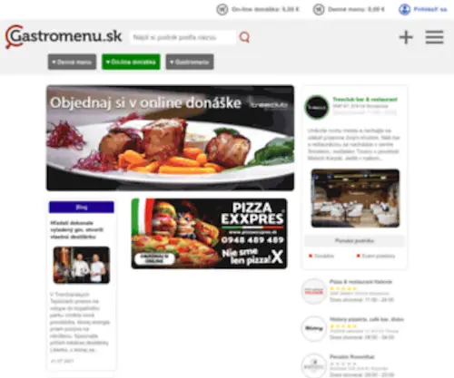 Gastromenu.sk(Reštaurácie) Screenshot