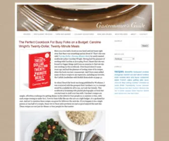 Gastronomersguide.com(Gastronomer's guide) Screenshot