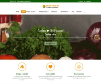 Gastronomiasolar.com(Web sobre cocinas y hornos solares) Screenshot