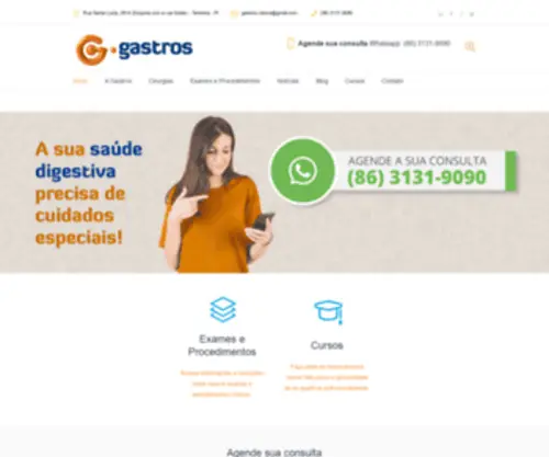 Gastros.com.br(Clínica gastros) Screenshot