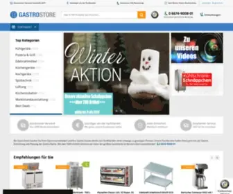 GastroStore.de(Gastronomiebedarf Onlineshop) Screenshot