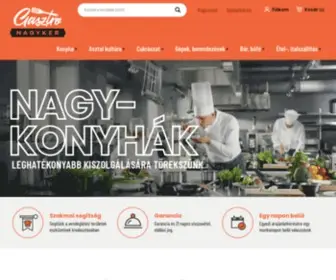 Gasztronagyker.hu(Konyhafelszerelés és konyhai eszközök webáruháza) Screenshot