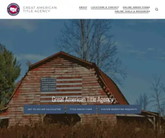 Gata1.com(Great American Title Agency) Screenshot