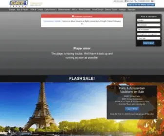 Gate1Travel.com.au(Escorted Tours) Screenshot