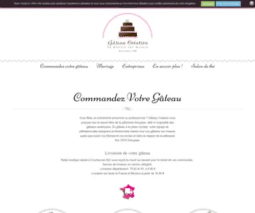 Gateaucreation.fr(Wedding cake) Screenshot