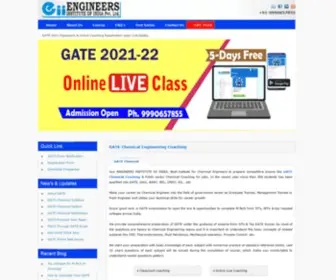 Gatechemical.com(Best GATE Chemical Coaching Institute in Delhi) Screenshot