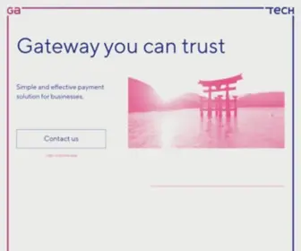 Gatech.global(Gateway Aggregation Technologies. Simple and effective payment solution for businesses) Screenshot