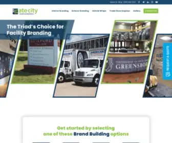 Gatecitysigns.com(Greensboro Graphics & Sign Company) Screenshot