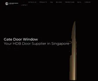 Gatedoorwindow.com.sg(Gates, Doors & Windows Supplier in Singapore) Screenshot