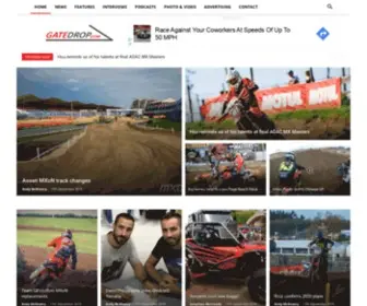 Gatedrop.com(Get the jump on Motocross & Supercross News) Screenshot