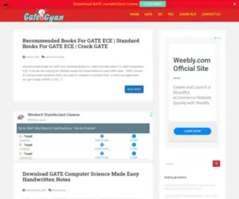 Gategyan.in(One Stop Place for Gate IES Preparation) Screenshot