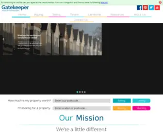 Gatekeeper.co.uk(Estate Agent) Screenshot