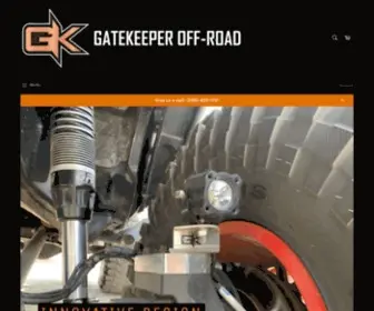 Gatekeeperoffroad.com(GateKeeper Off) Screenshot